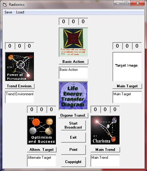 radionics energy transfer