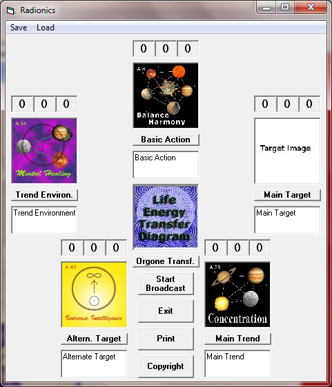 radionics energy transfer